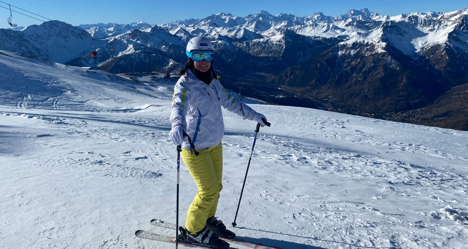 Carla Skiing